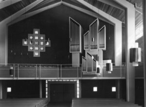 Kirche, Blick zur Orgel, nach 1963