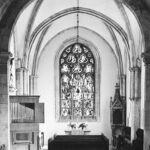 Kirche, Blick in den Chorraum, nach 1965