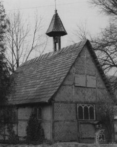 Kirche, Außenansicht, um 1960