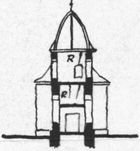 Glockenturm, Querschnitt, 21.05.1955