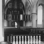 Kirche, Blick zur Orgel, Foto: Ernst Witt, Hannover, Mai 1966
