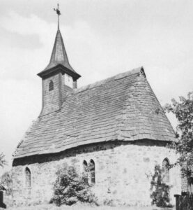 Kapelle, Ansicht von Südosten, 1936