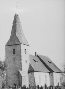 Kirche, Ansicht von Südwesten, 1971