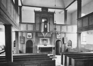 Kirche, Blick zum Altar, 1936