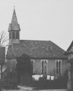 Kapelle, Ansicht von Südwesten, um 1953
