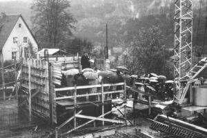 Grundsteinlegung der Kirche, 30.10.1960