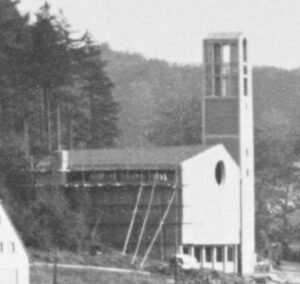 Kirche, Ansicht von Nordwesten, 1954
