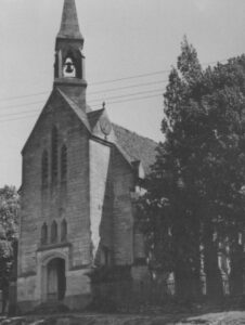 Kapelle, Ansicht von Südwesten, Teilansicht, um 1953