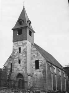 Kirche, Ansicht von Südwesten, 22.11.1949