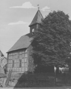 Nikolauskapelle, Ansicht von Nordwesten, um 1953