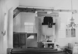 Kapelle, Blick zum Altar, vor 1977