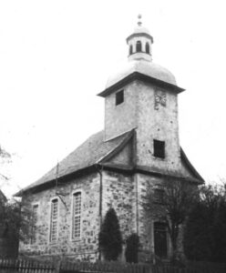 Kirche, Ansicht von Südwesten, Postkarte, 1949 (?)