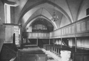 Kirche, Blick zur Orgel, 1936