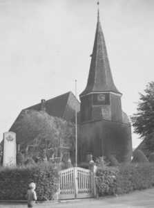 Kirche, Ansicht von Nordwesten, um 1949