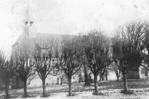 Kirche, Ansicht von Südwesten, 1964