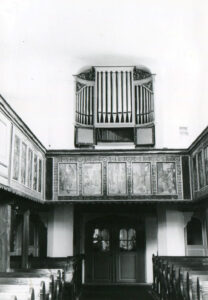 Kirche, Blick zur Orgel, nach 1952, vor 1955