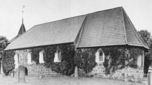 Kirche, Ansicht von Südosten, vor 1965