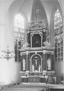 Altaraufsatz, Foto: Ernst Witt, Hannover, 1963