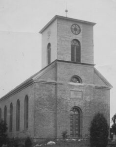 Kirche, Ansicht von Nordwesten, um 1950