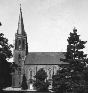 Kirche, Ansicht von Süden, 1948