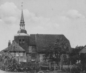 Kirche, Ansicht von Süden, 1951