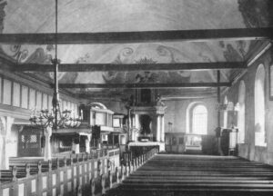 Kirche, Blick zum Altar, vor 1953