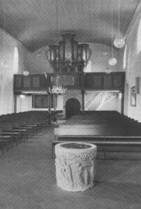 Kirche, Blick zur Orgel, nach 1971, vor 1985