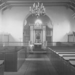 Kirche, Blick zum Altar, Foto: Ernst Witt, Hannover, August 1954