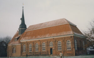 Kirche, Ansicht von Südosten, 1985