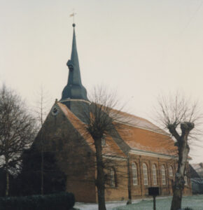 Kirche, Ansicht von Südwesten, 1985