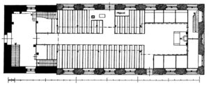 Kirche, Grundriss, vor 1956