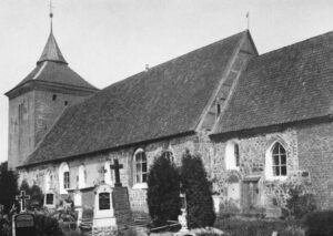 Kirche, Ansicht von Südosten, vor 1956