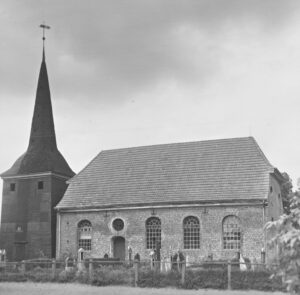 Kirche, Ansicht von Südosten, um 1950