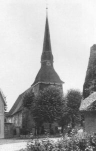 Kirche, Ansicht von Nordwesten, vor 1956