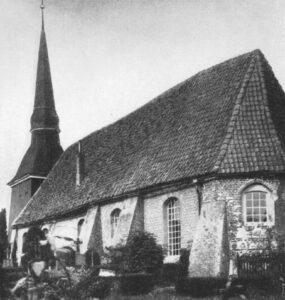 Kirche, Ansicht von Südosten, vor 1956