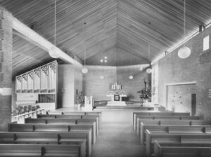 Kirche, Blick zum Altar, nach 1972, vor 1988