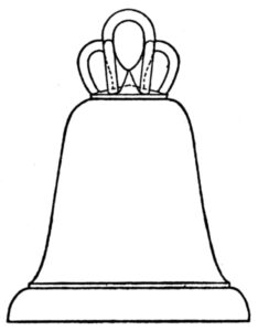 Läuteglocke III: fis’’ (Bronze, Gj. um 1200), vor 1956, Grafik