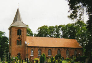 Kirche, Ansicht von Südwesten