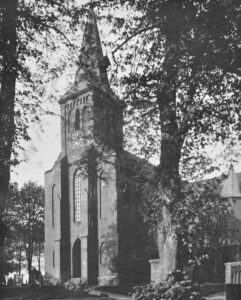 Kirche, Ansicht von Südwesten, um 1948