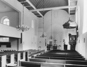 Kirche, Blick zum Altar, nach 1966, vor 1993