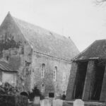 Kirche, Ansicht von Südwesten, um 1956