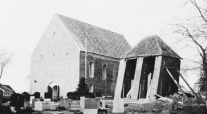 Kirche, Ansicht von Südwesten, 1962