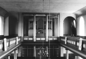 Kirche, Blick zur Orgel, vor 1971