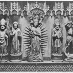 Altaraufsatz, Schrein eines Flügelaltars, vor 1902