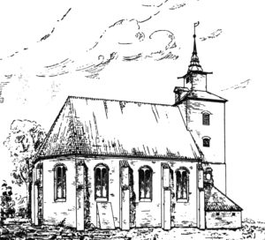 Kirche, Ansicht von Nordosten, vor 1902