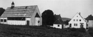 Osnabrück, Haste, Kirche Paul Gerhardt, Pfarrhaus, 1955