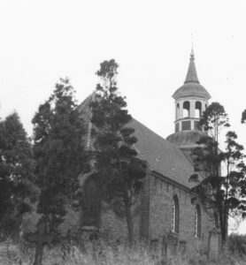 Kirche, Ansicht von Nordosten, um 1964