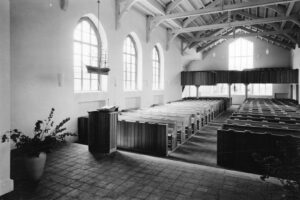 Kirche, Blick zur Westempore, 1958 (?)