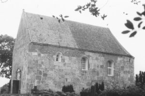 Kirche, Ansicht von Südwesten, um 1964