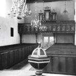 Kirche, Blick zur Orgel, Foto: Ernst Witt, Hannover, vor 1970